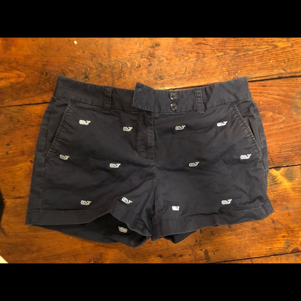 Navy Vineyard Vines Shorts